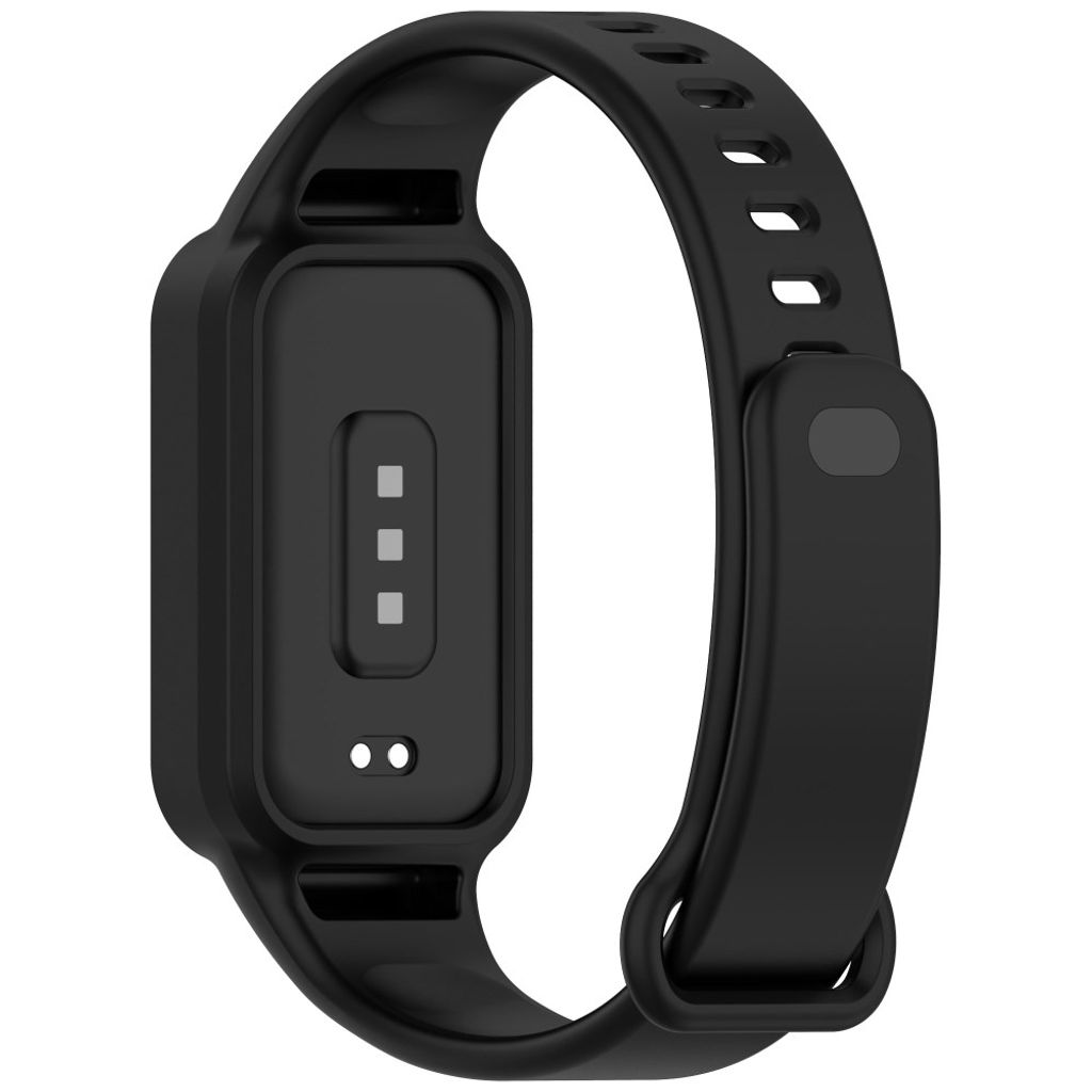 Xiaomi Smart Band 9 Active/Redmi Band 3 Silikon klokkerem med deksel - Svart
