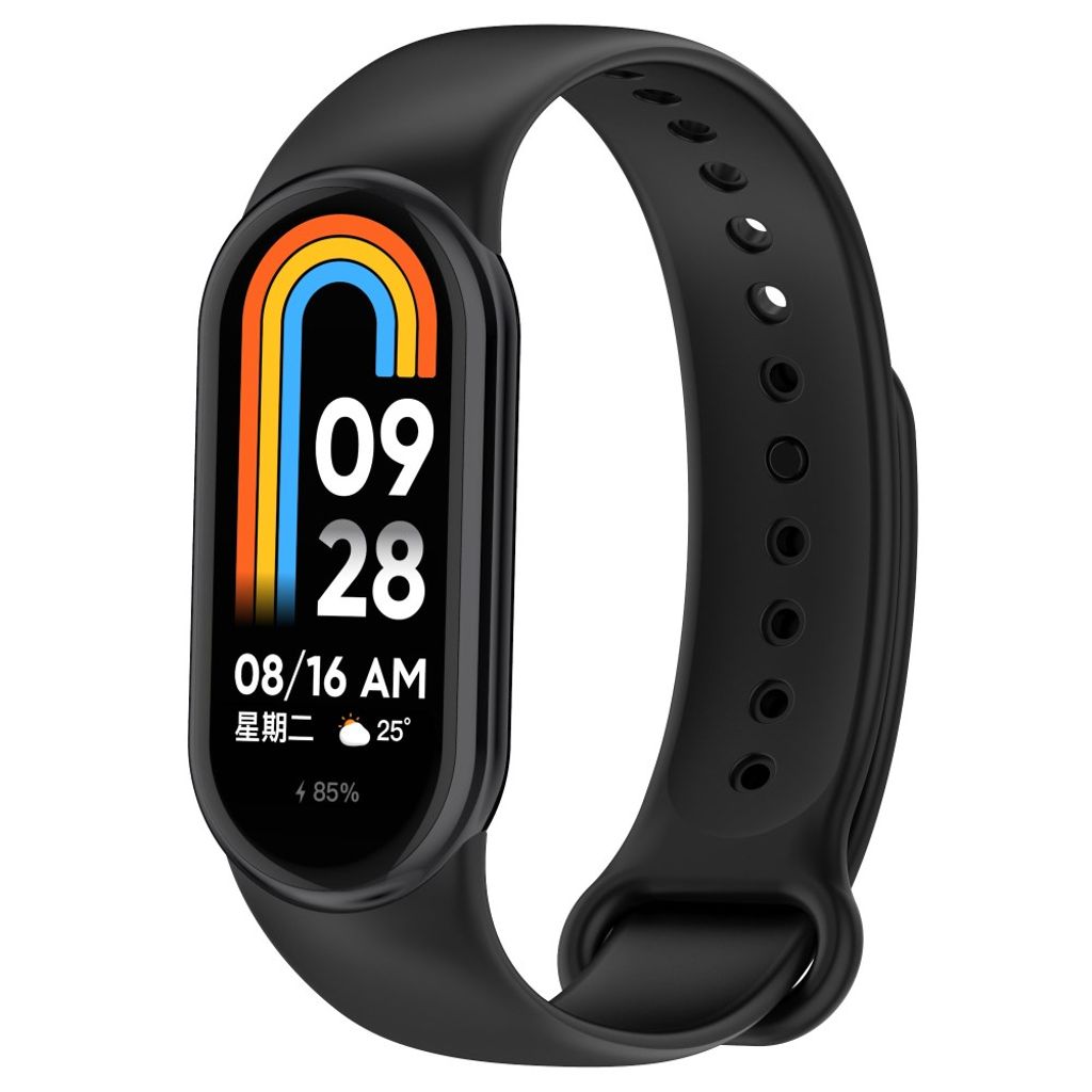 Xiaomi Smart Band 10 NFC jne. Kellonranneke, Silikoni - musta