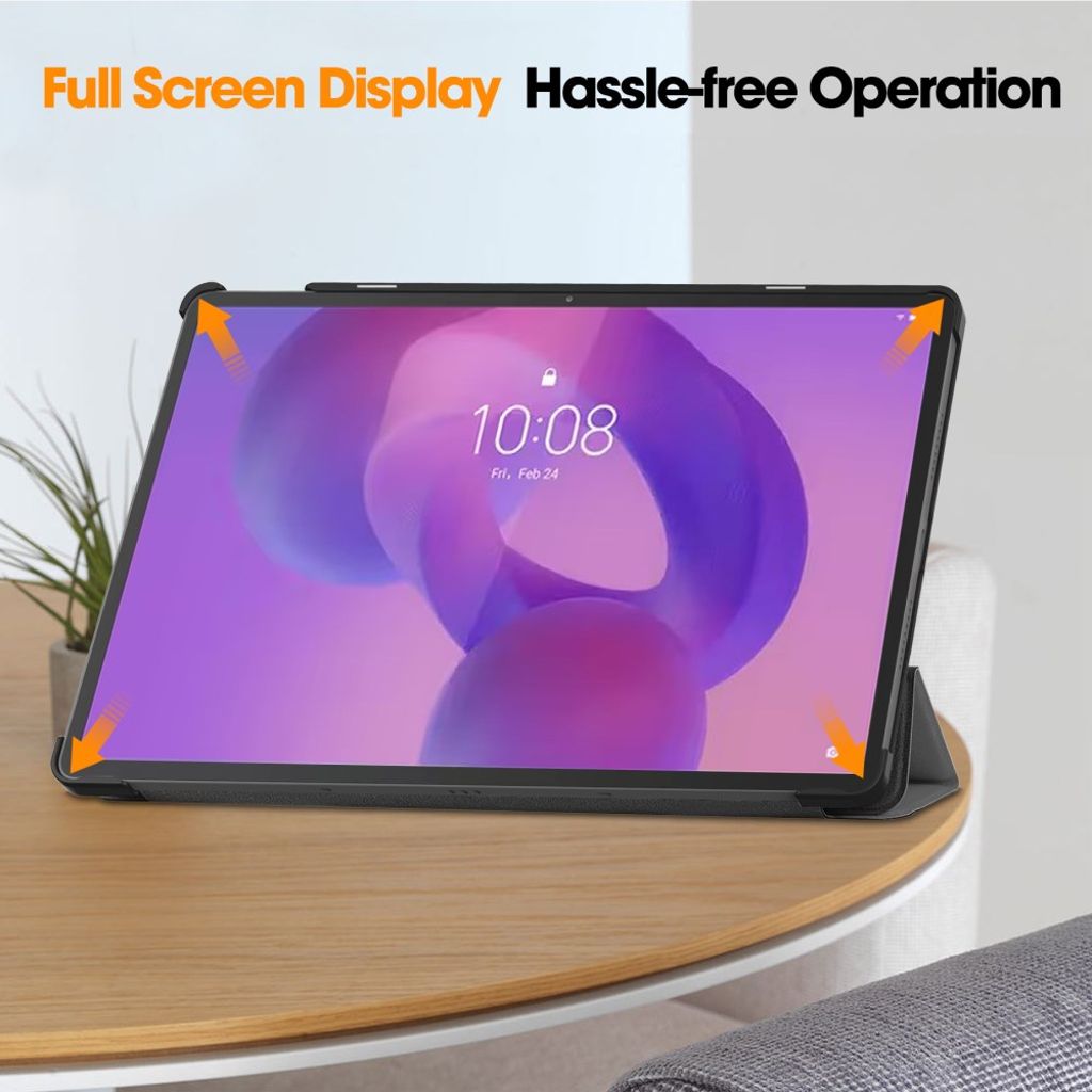 Lenovo Idea Tab Pro Kotelo, jalusta - harmaa