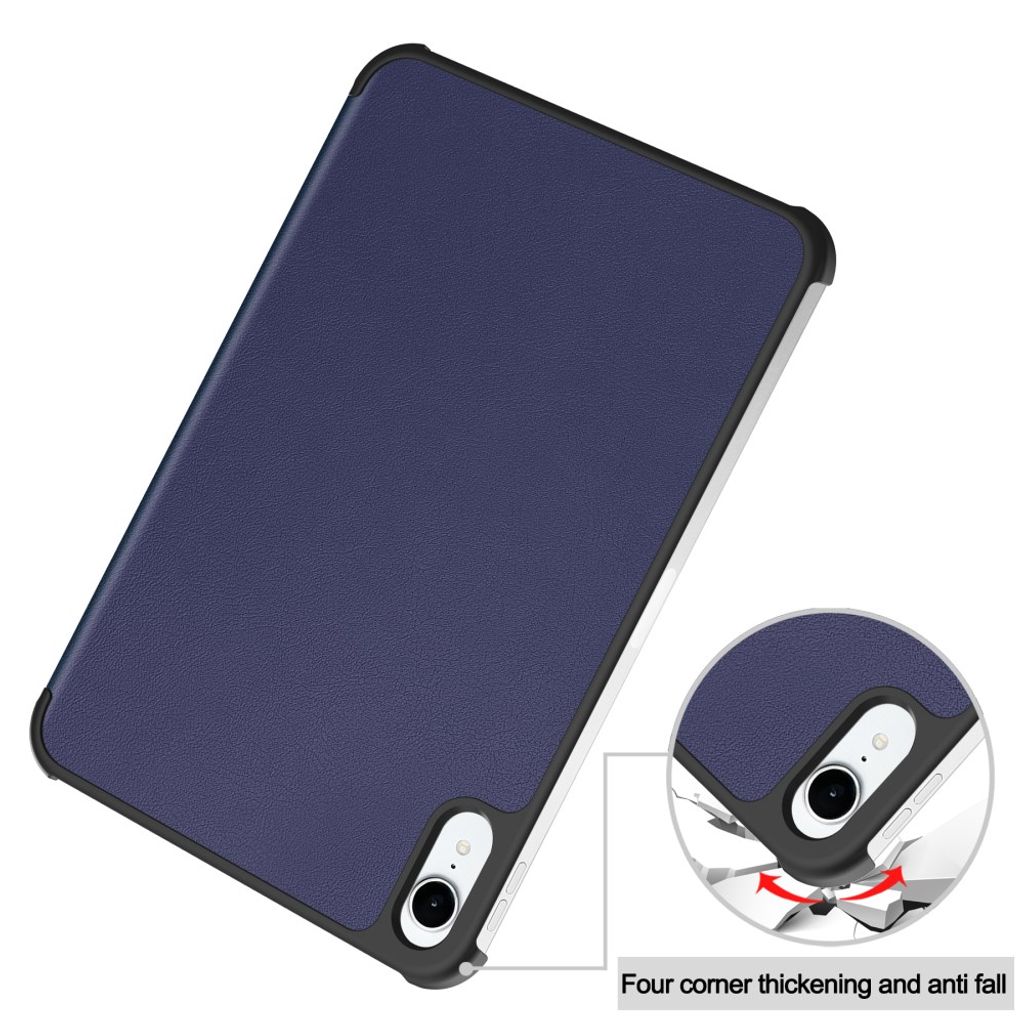 iPad Mini (2026) Tri-fold kotelo PU-nahkaa - Sininen