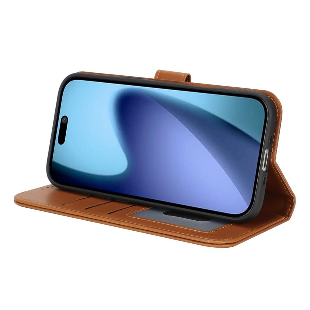 iPhone Air Kotelo jalustalla - Ruskea