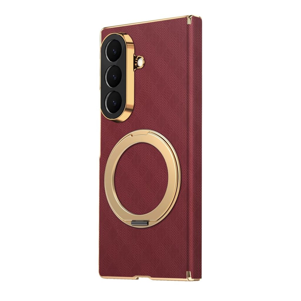 Samsung Galaxy Z Fold8 Ultra MagSafe kuori rengasjalustalla - Punainen