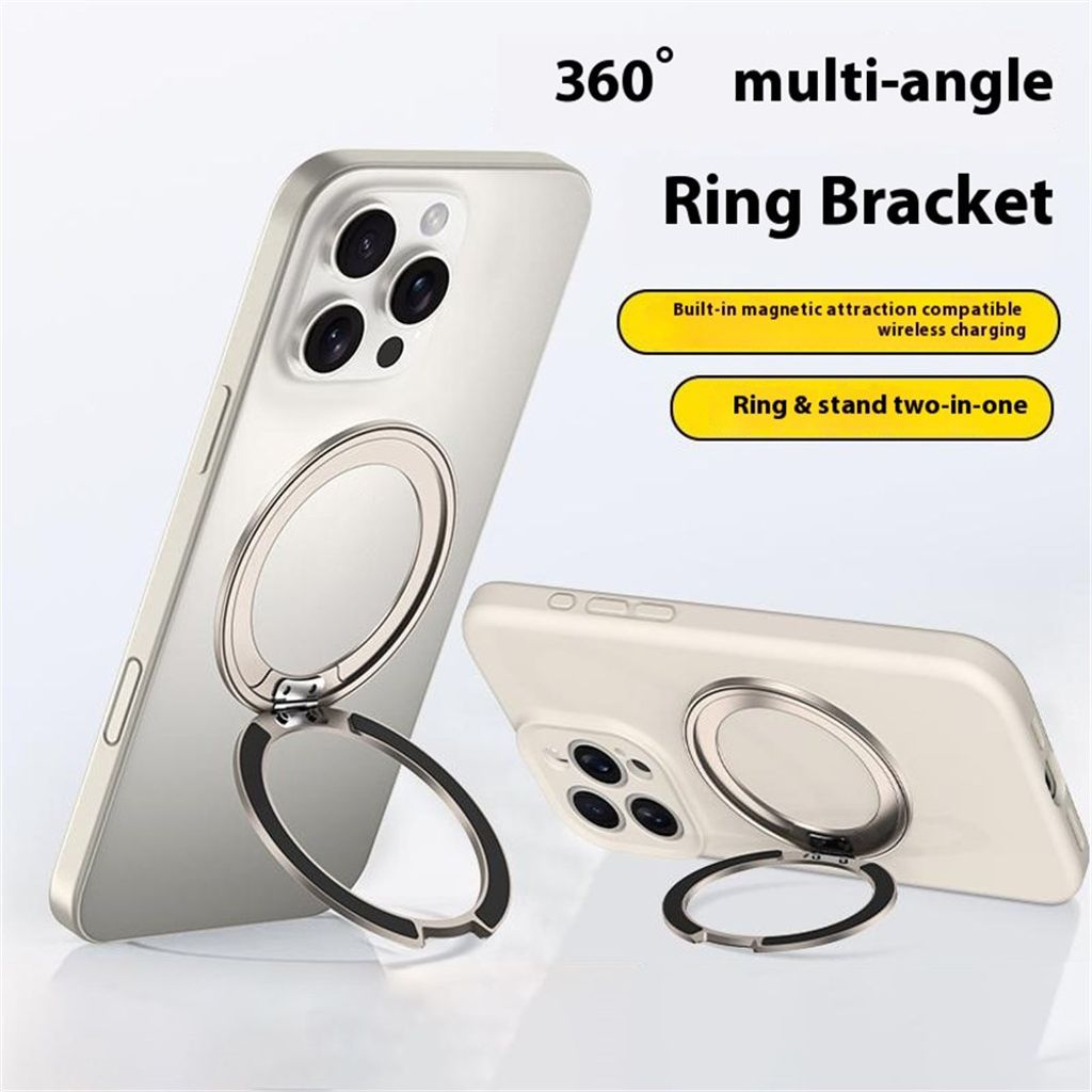 Q5 magnetisk ringholder med 360° rotation – sort