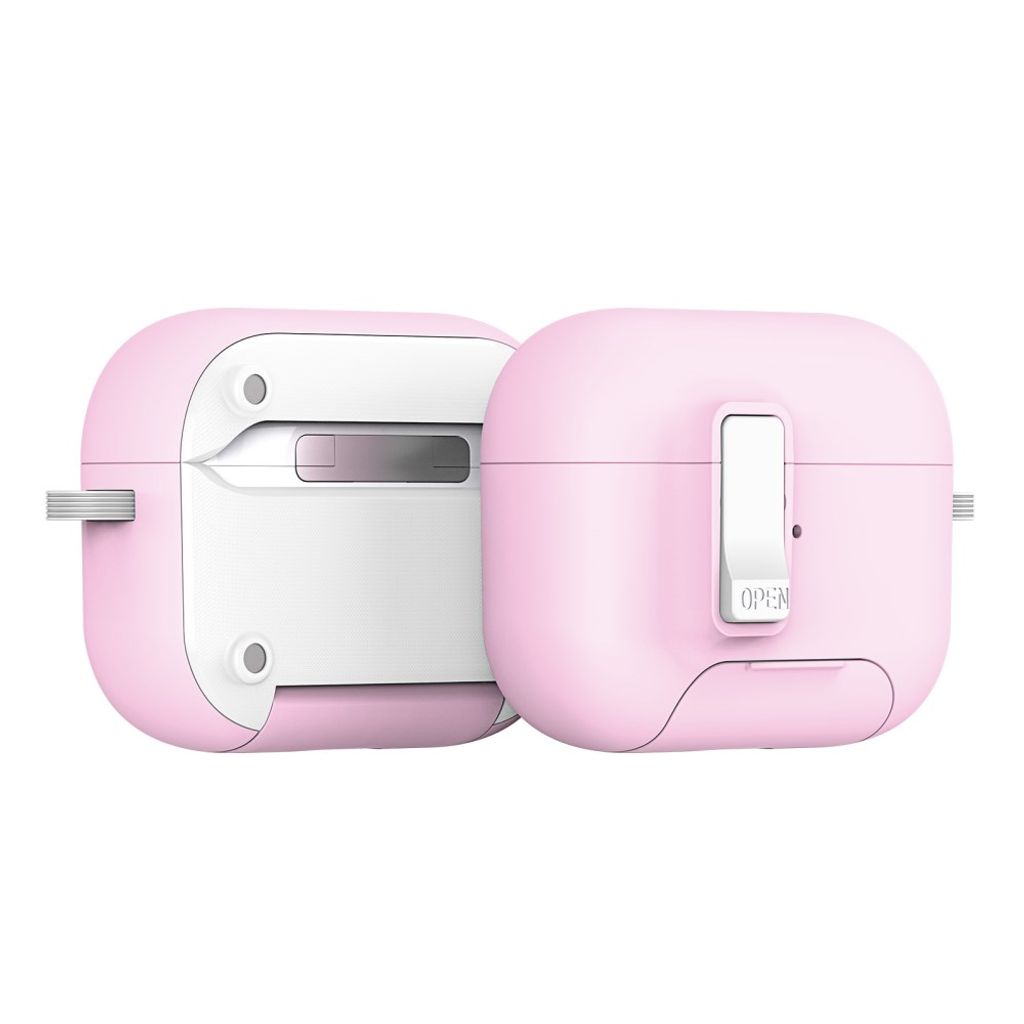 DUX DUCIS AirPods Pro 3 hodetelefondeksel MagSafe og stativ – rosa