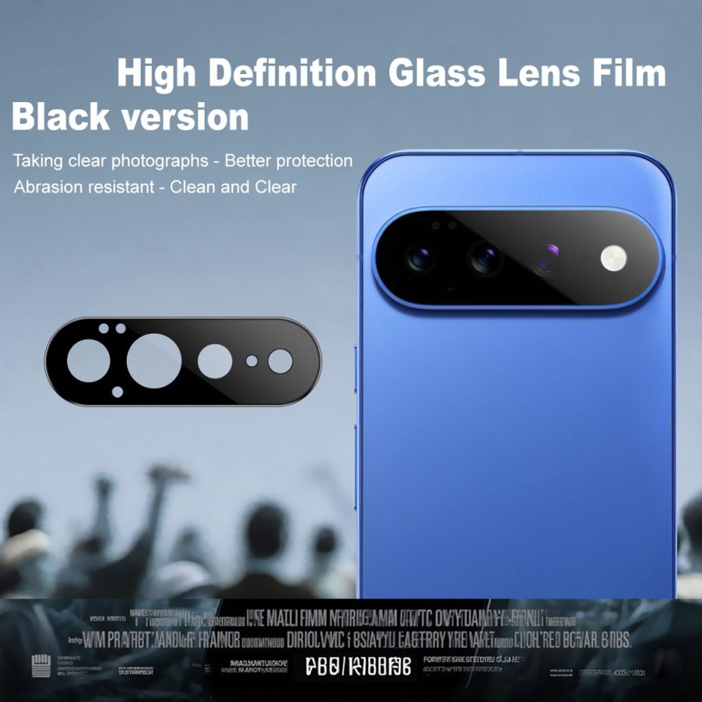 IMAK Google Pixel 11 Pro XL linsebeskytter herdet glass - svart