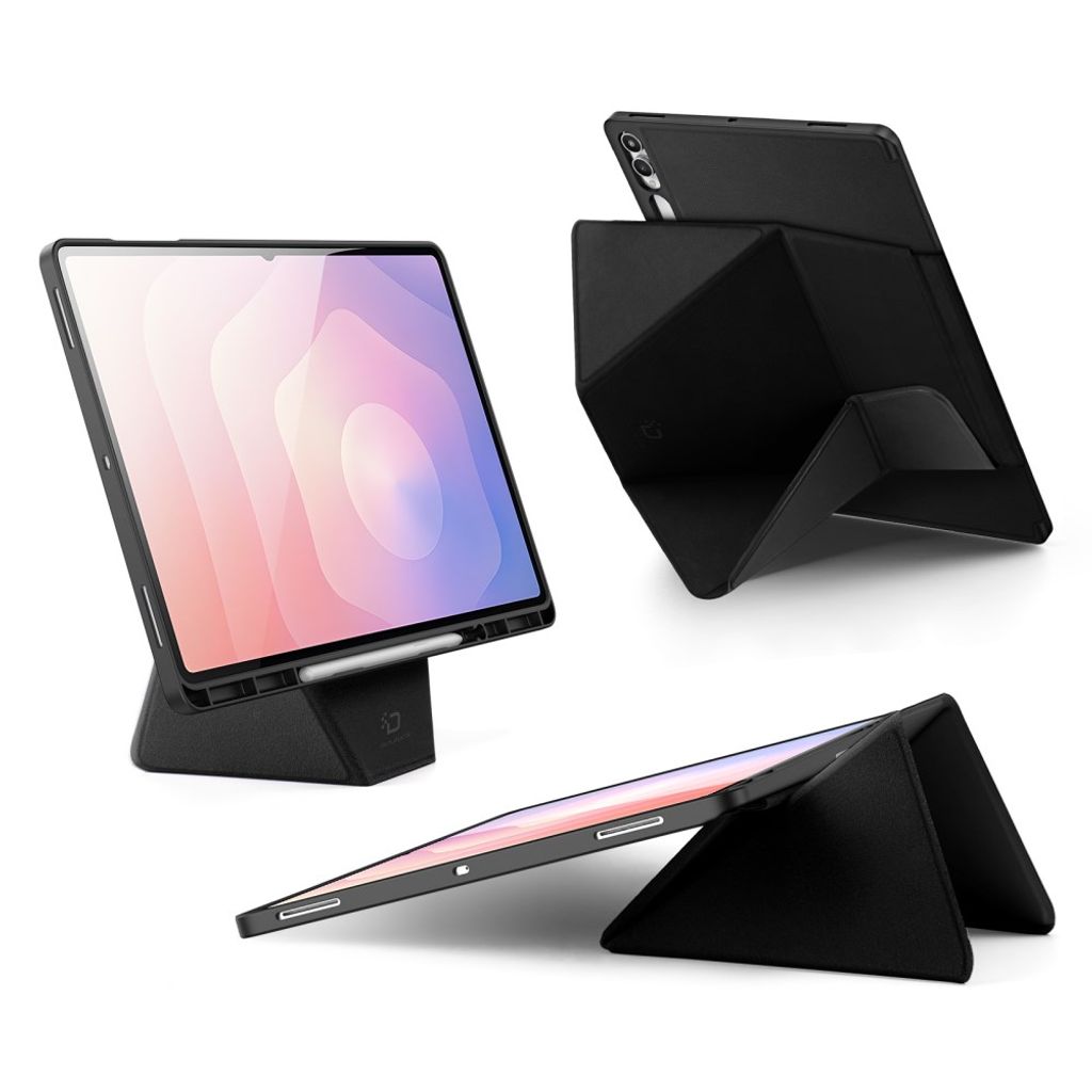 DUX DUCIS Samsung Galaxy Tab S12 Ultra/S11 Ultra etc Kotelo taittuvalla jalustalla - Musta