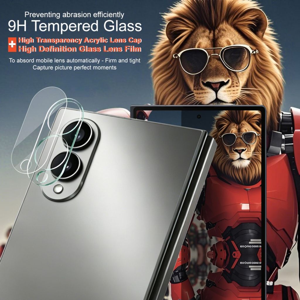 IMAK Samsung Galaxy Z Fold8 Linsebeskyttelse Hærdet Glas + Akryl