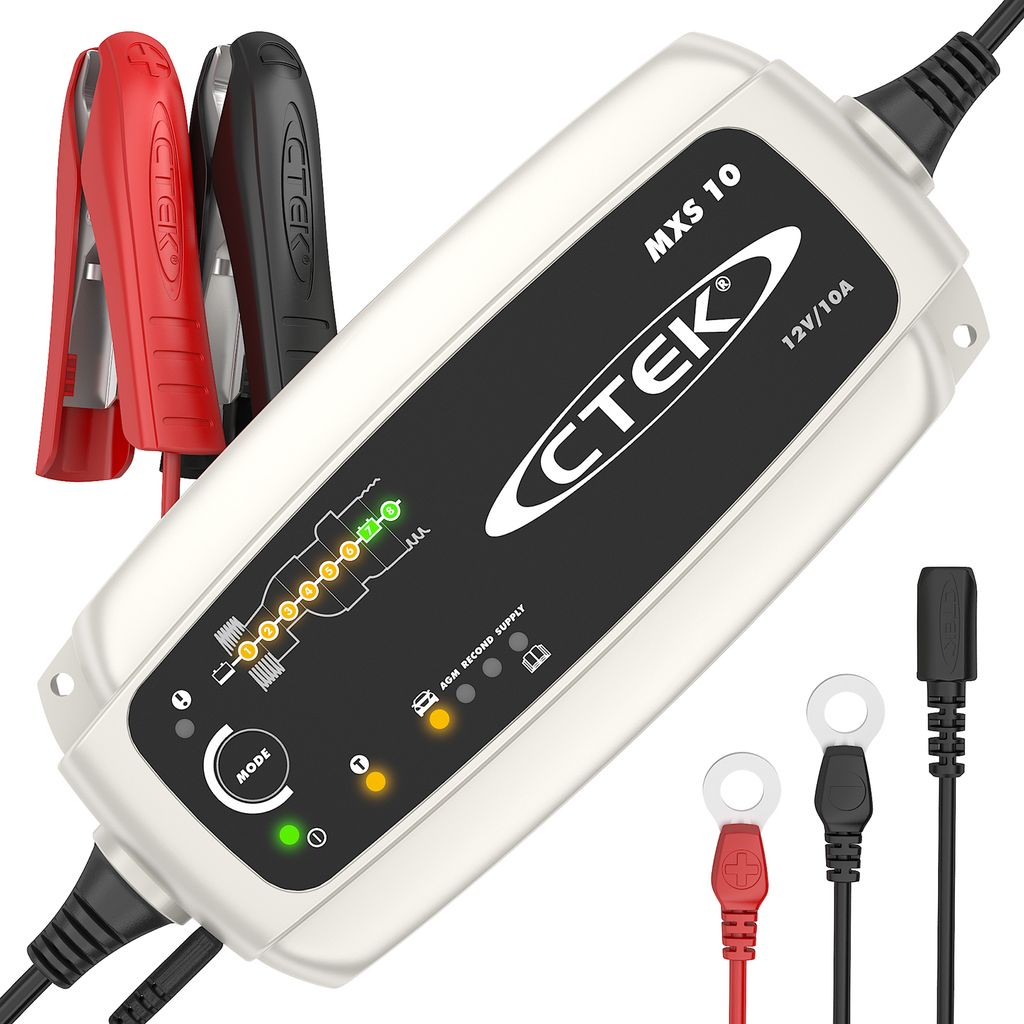 12V CTEK MXS10 10A lader 20-200Ah