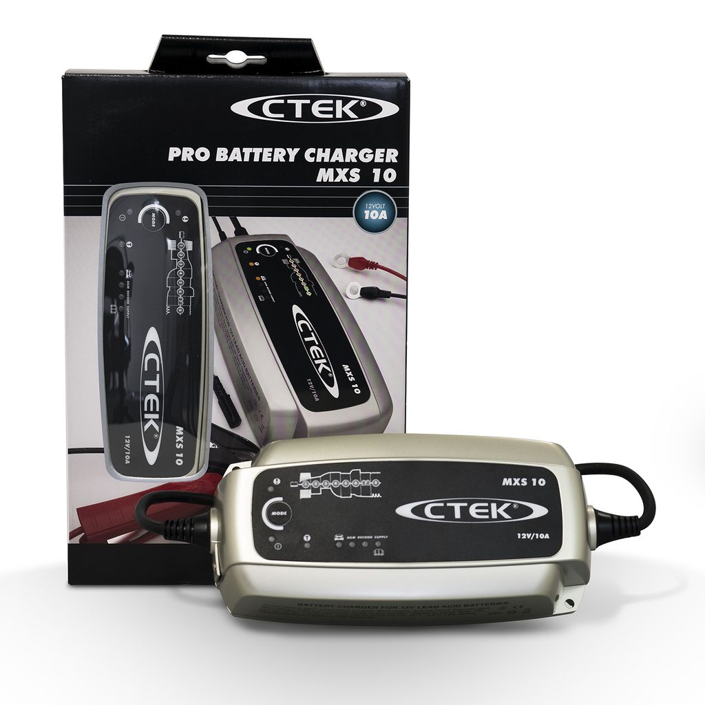 12V CTEK MXS10 10A lader 20-200Ah