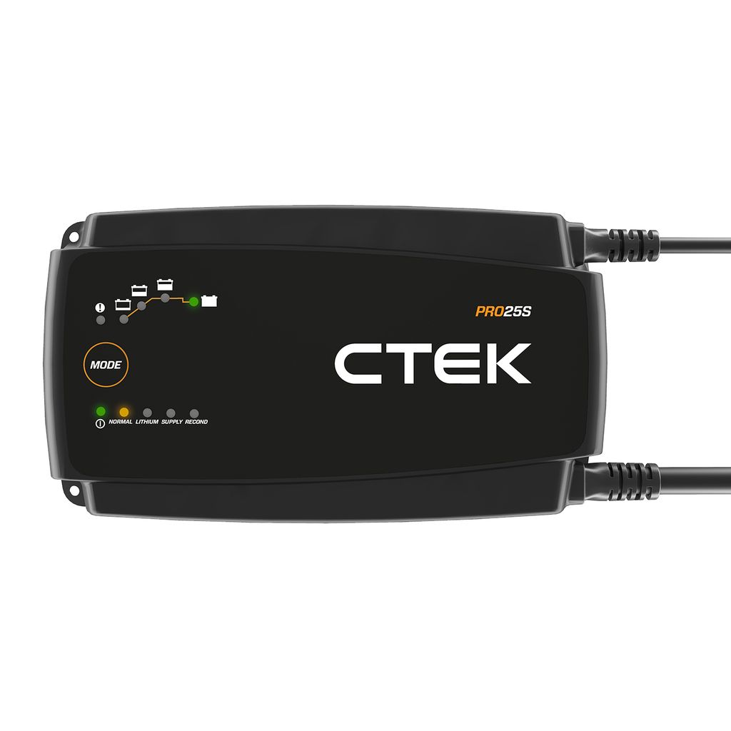 12V CTEK PRO25S 25A lader 40-500Ah AGM 30-450Ah Litium