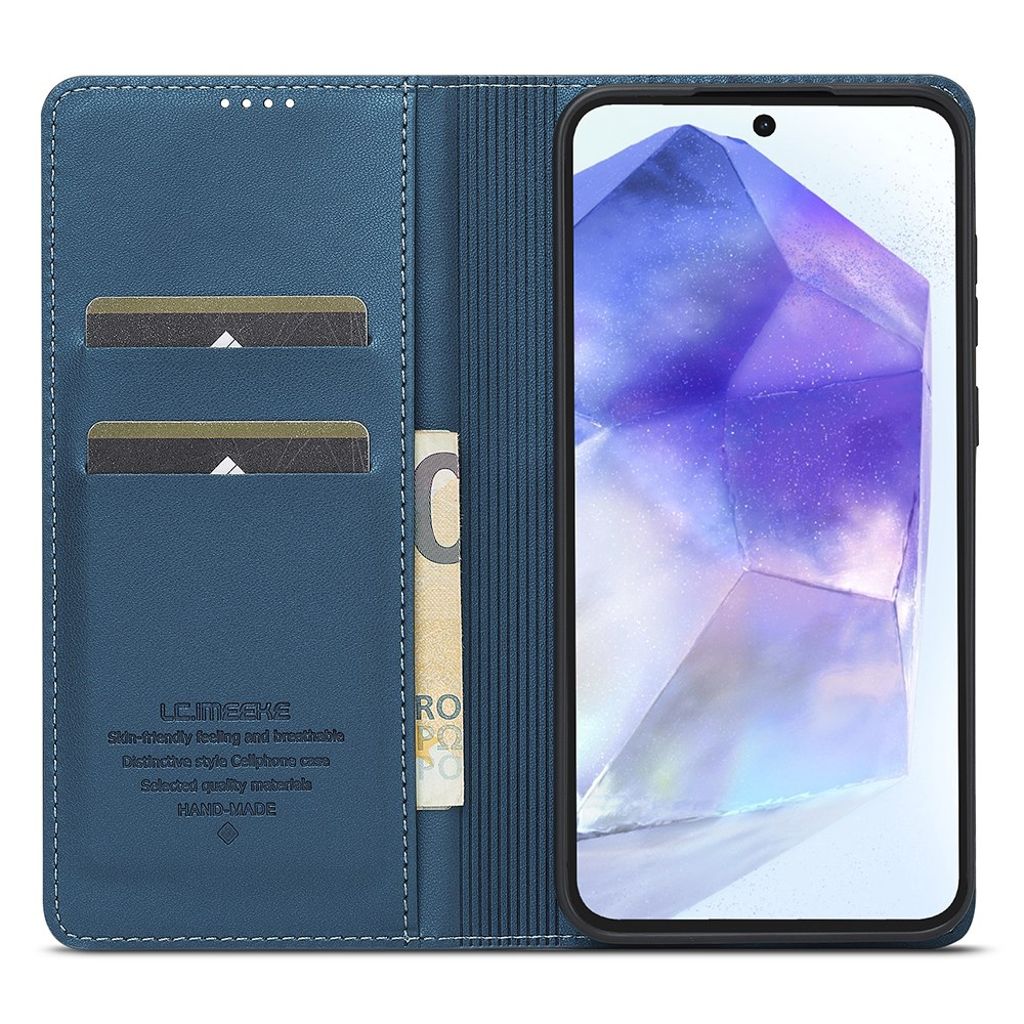 LC.IMEEKE Samsung Galaxy A17 5G Lommeboketui - Blå