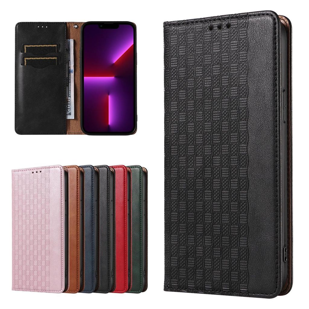 iPhone 12 Pro Max Lompakkokotelo, katselutuki & hihna - Musta
