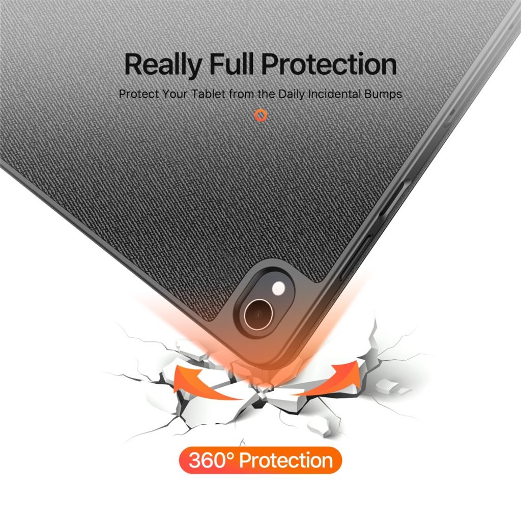 DUX DUCIS Samsung Galaxy Tab S12 Plus Tri-Fold Cover - Sort