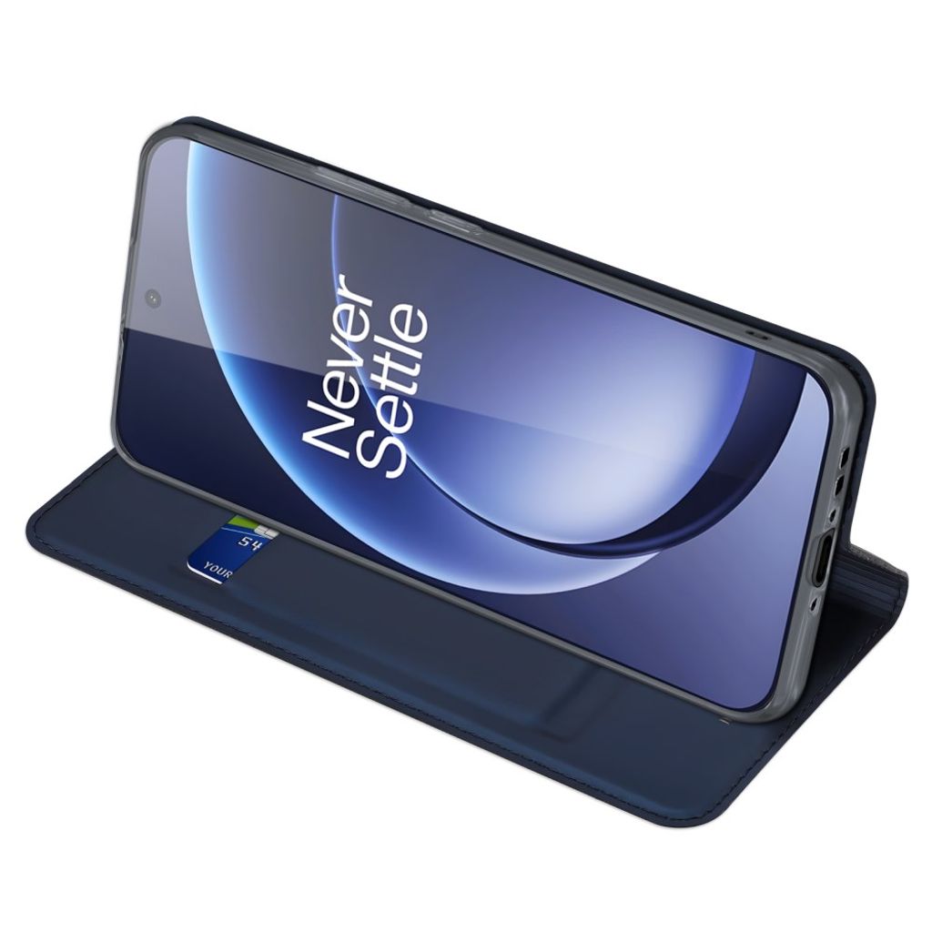 DUX DUCIS OnePlus 15 5G Lompakkokotelo Jalustalla – Sininen