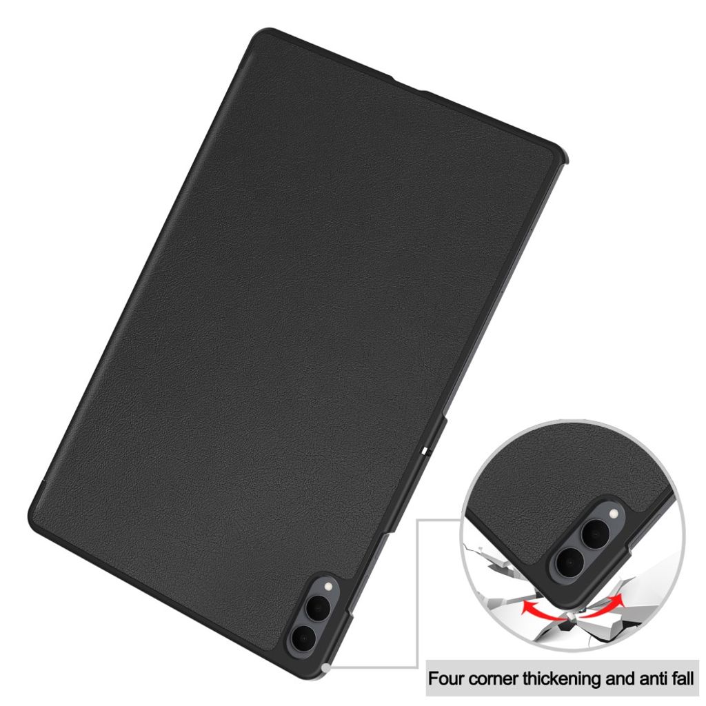 Samsung Galaxy Tab S11 Ultra-deksel med tre fold – svart