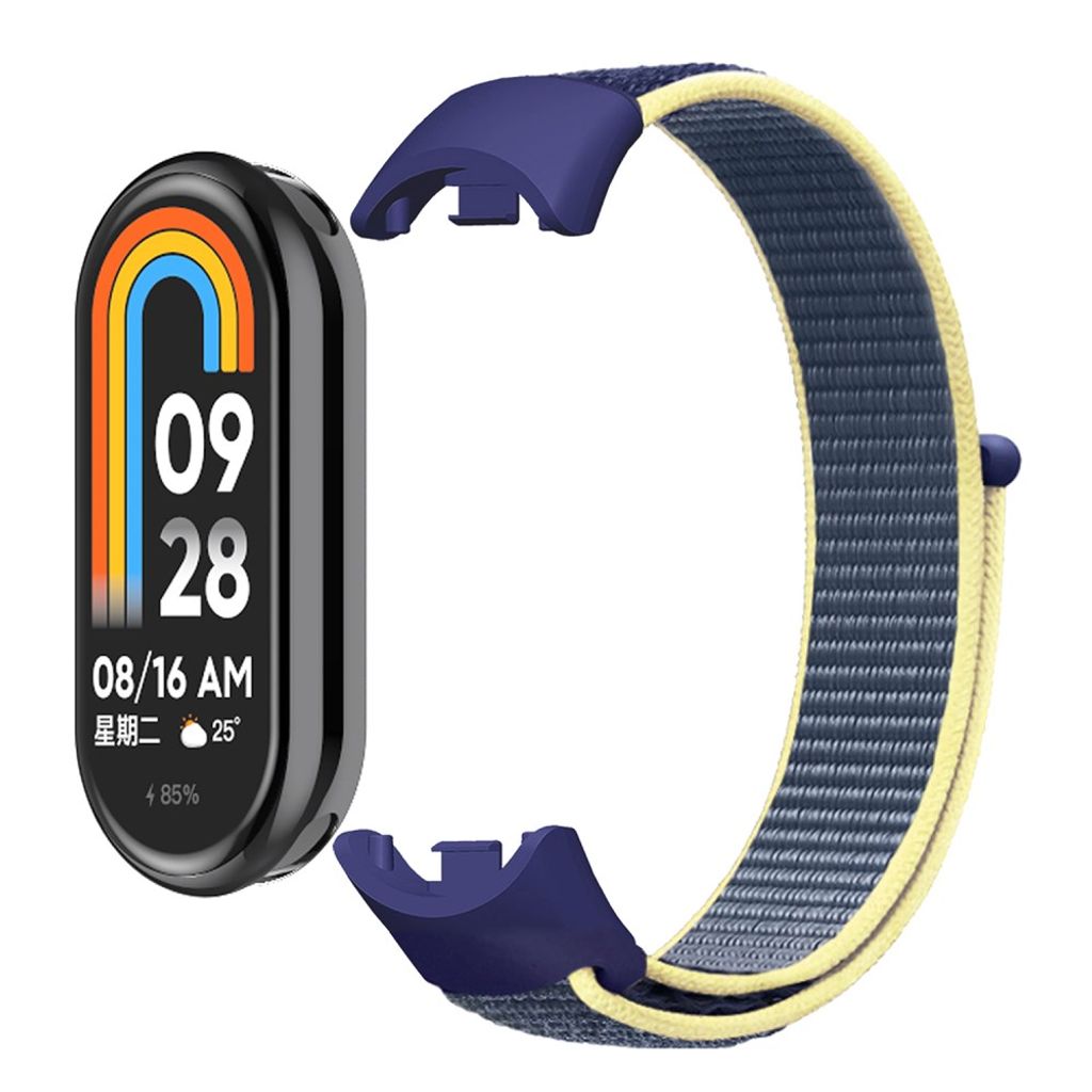 Xiaomi Smart Band 9 NFC/9/8 NFC/8 Urrem Nylon – Sort