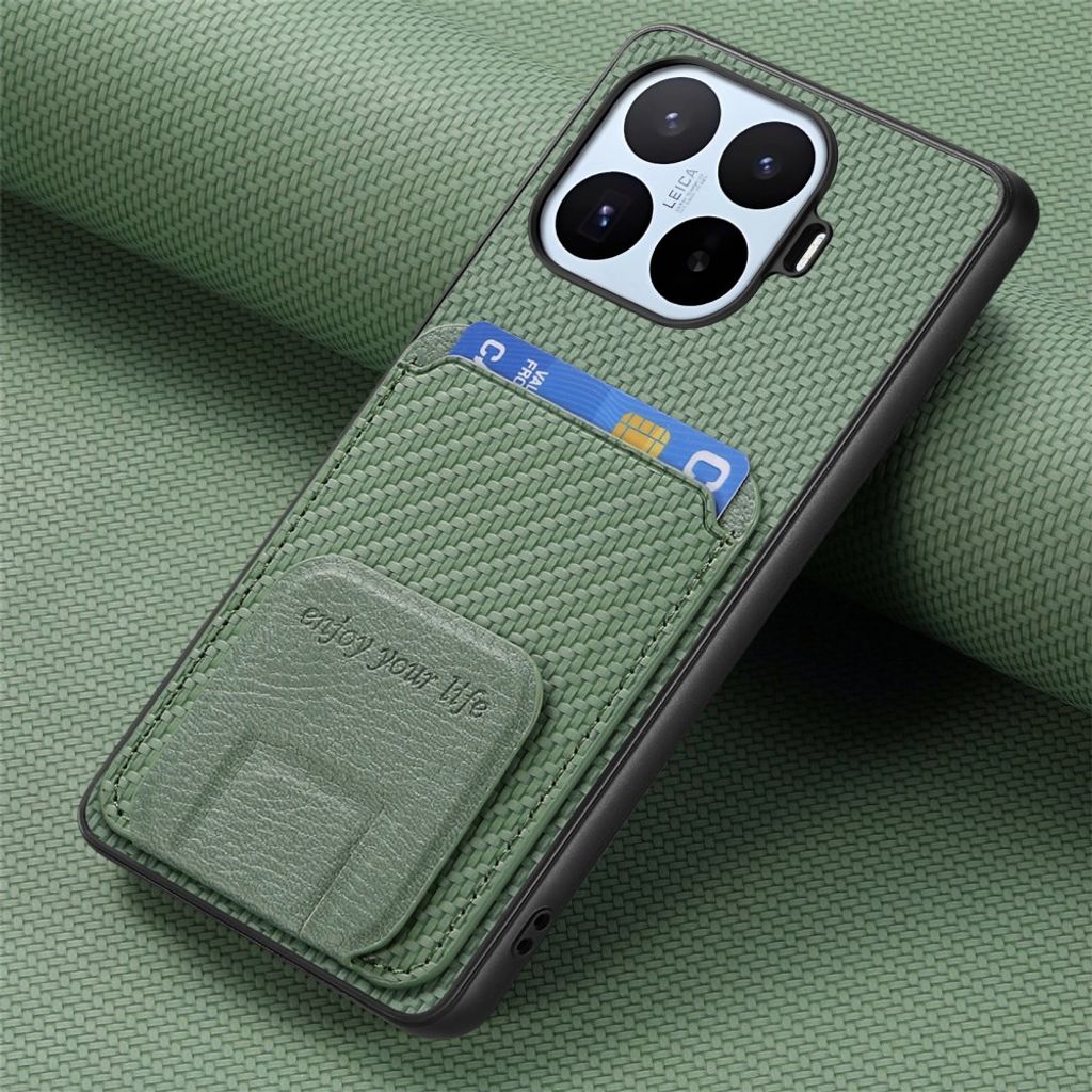 Xiaomi 17T Pro Kuori korttitaskulla - Vihreä