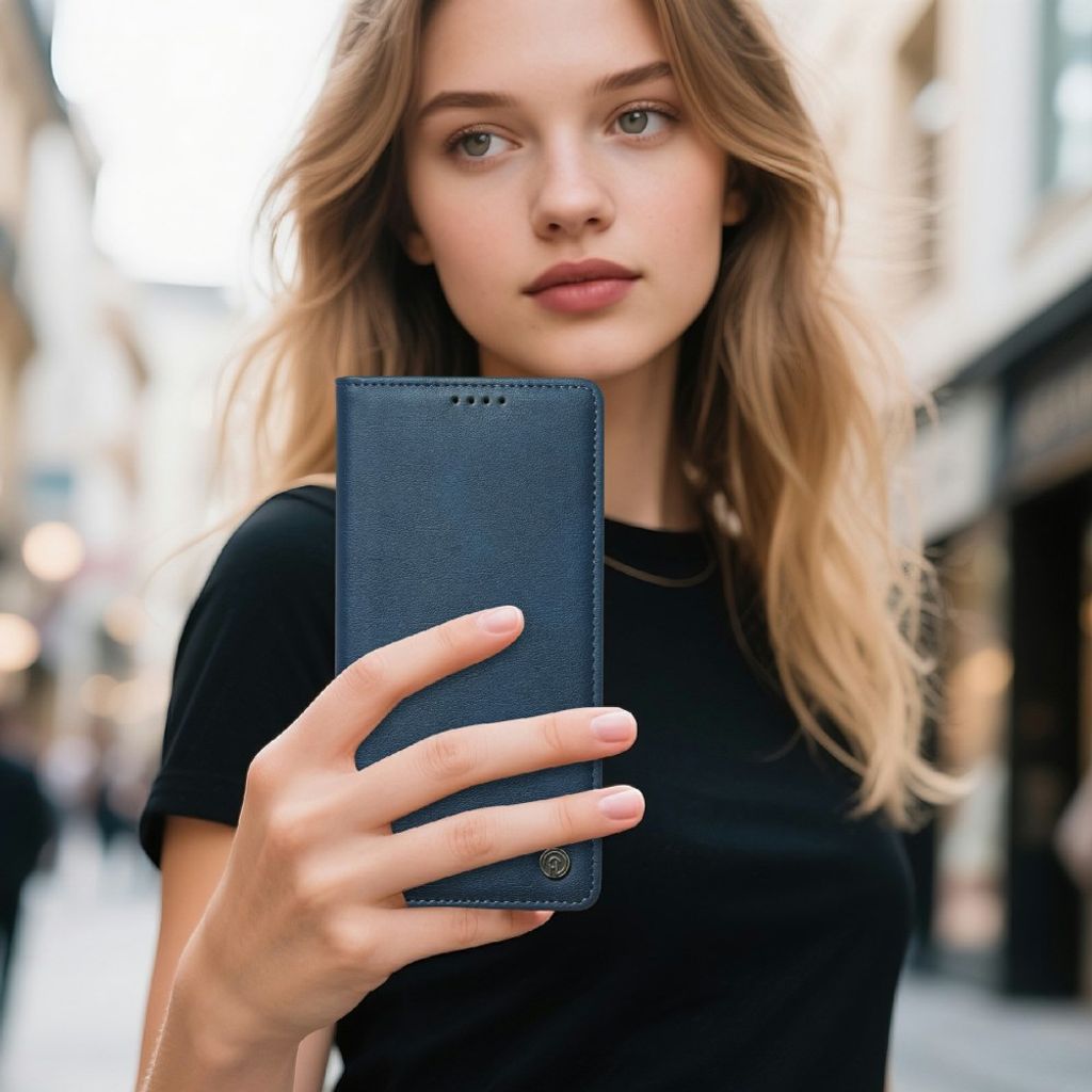 DIETFENG Google Pixel 11 Pro XL Plånboksfodral med RFID-blockering - Blå
