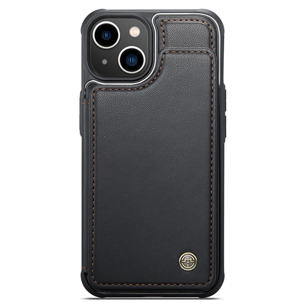 iPhone 13 CASEME C22 Lompakkokuori RFID-estävällä – Musta