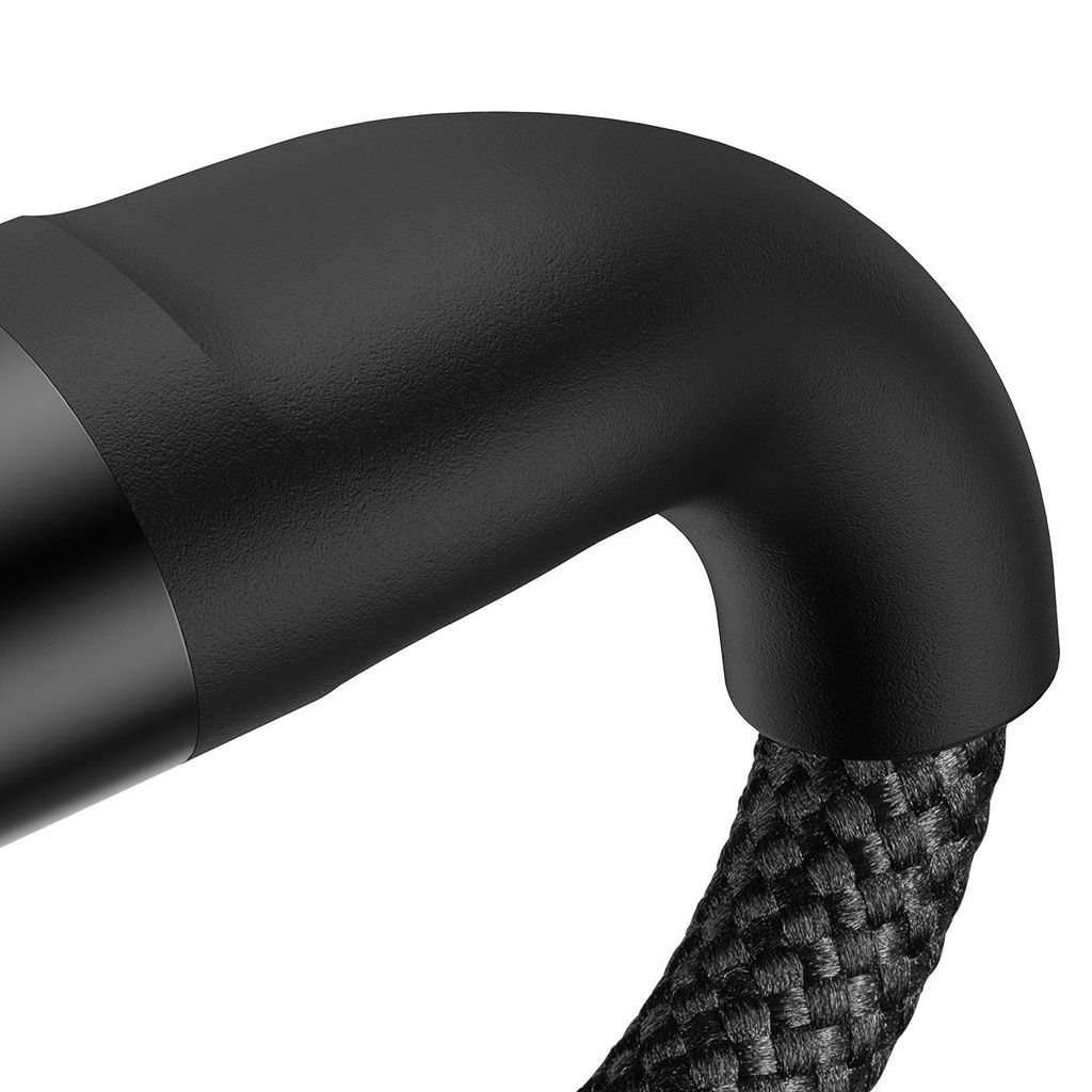 Baseus Flash Series II kabel 3-i-1 USB-C/Lightning/micro USB 100W 1,5 m sort
