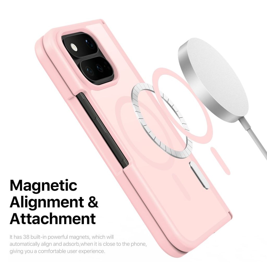 DUX DUCIS Google Pixel 11 Pro Fold MagSafe Deksel - Lysrosa