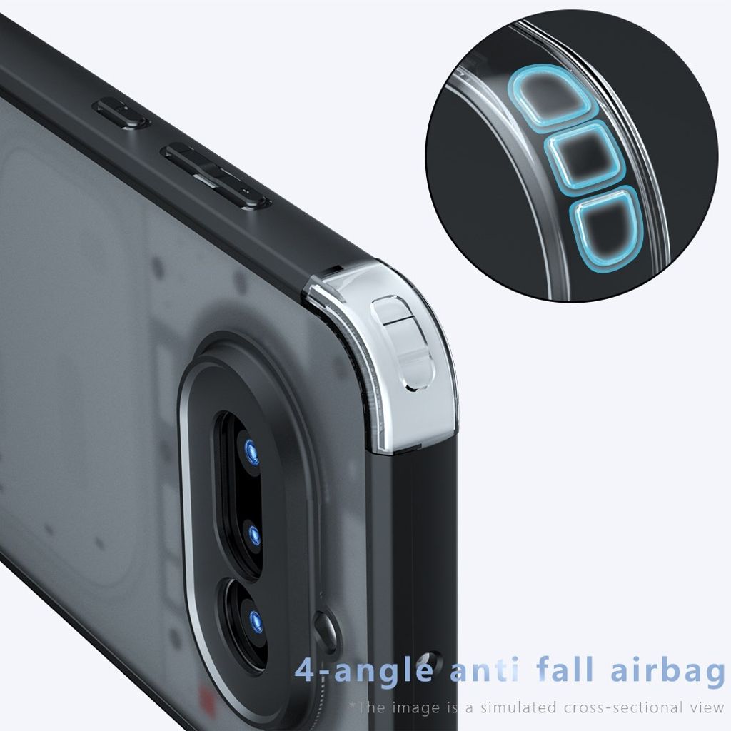 Nothing Phone (4a) Deksel TPU/Plast Støtsikker - Gjennomsiktig