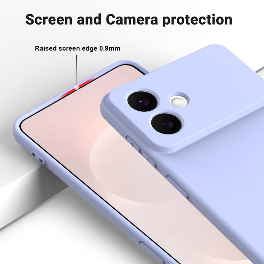 Samsung Galaxy S26 Edge Silikon Deksel med Håndstropp - Lilla