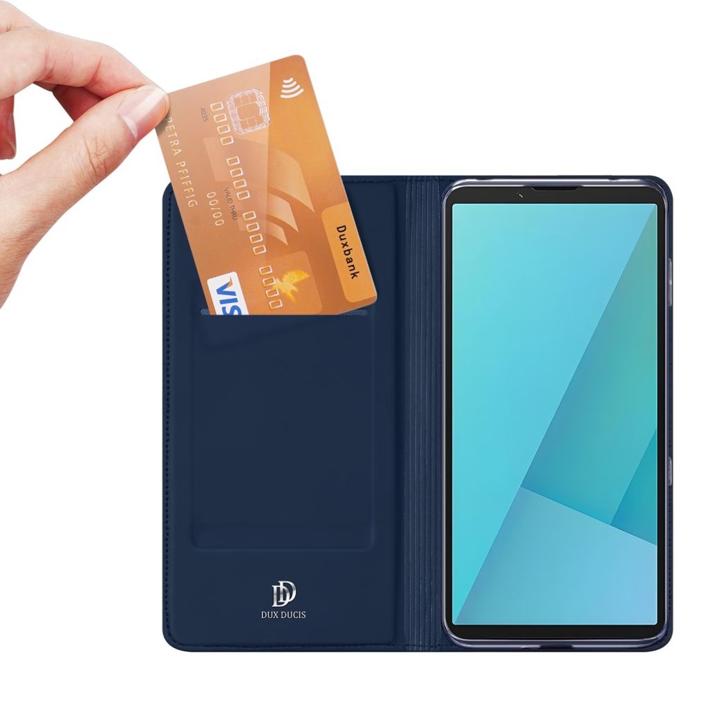 DUX DUCIS Sony Xperia 10 VII Kotelo korttipaikalla - sininen