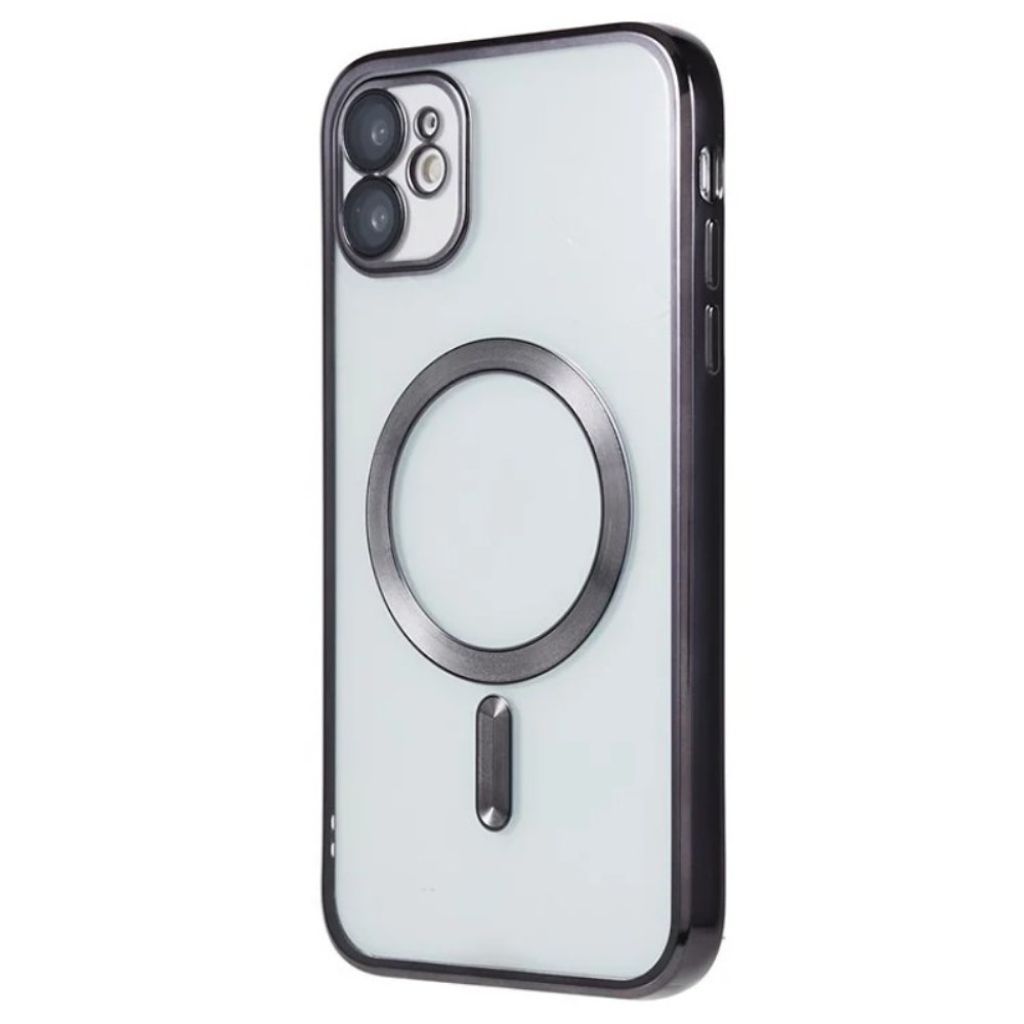 iPhone 11 MagSafe-kompatibelt skal med skärmskydd – Svart