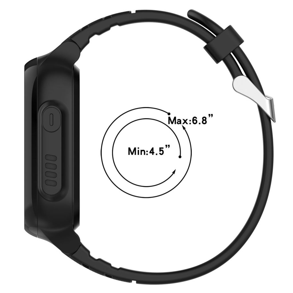 Xplora X5/X5 Play Klockarmband i Silikon – Svart