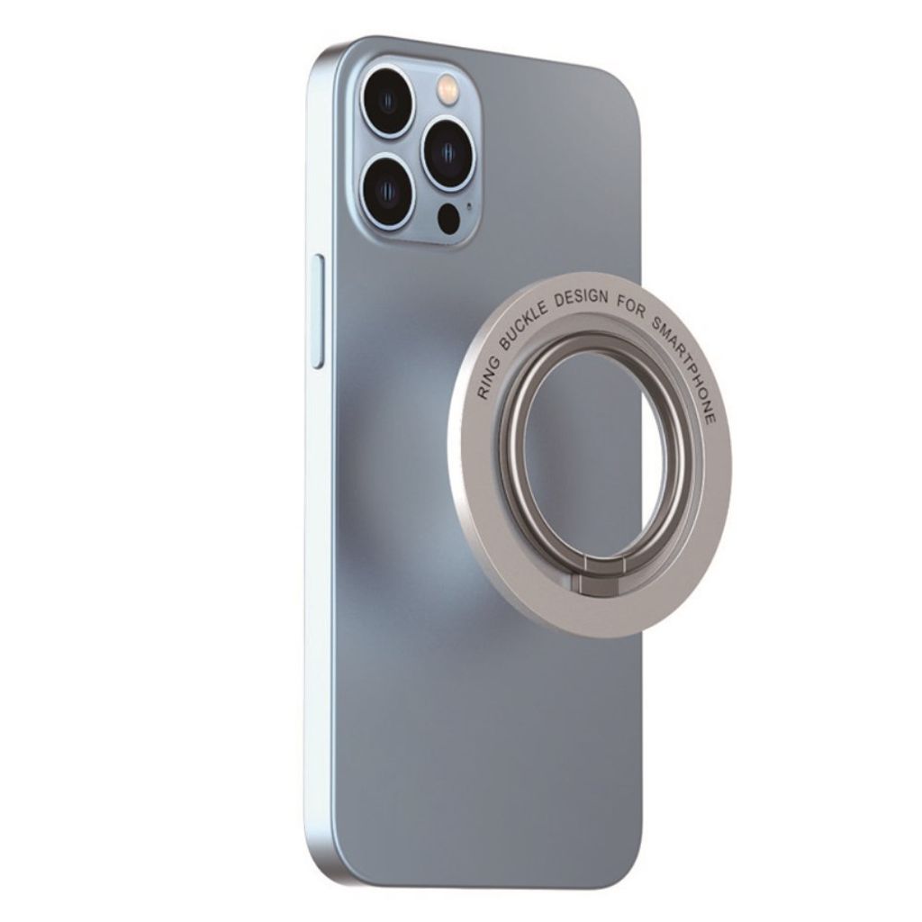 X3 magnetic phone ring holder kickstand – black