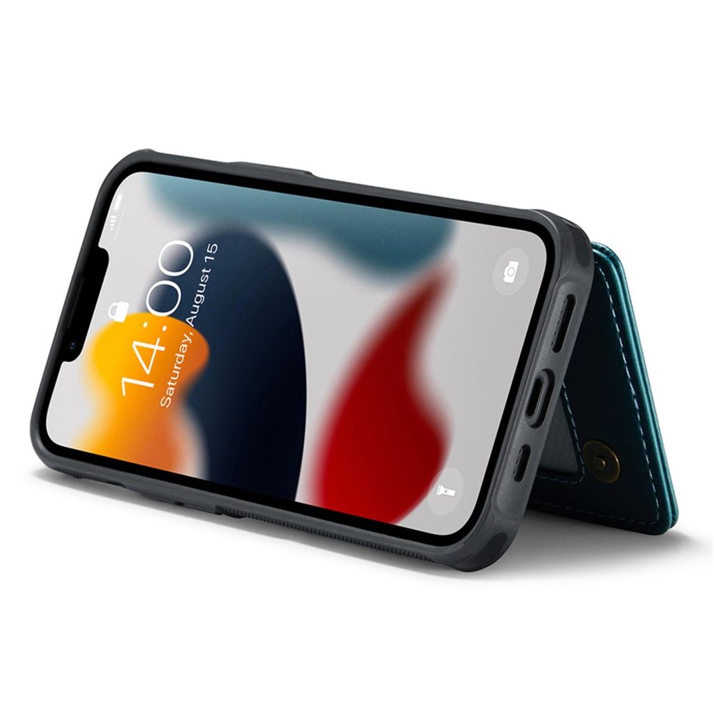 CASEME C22 iPhone 13 Lompakkokuori RFID-estolla - Vihreä