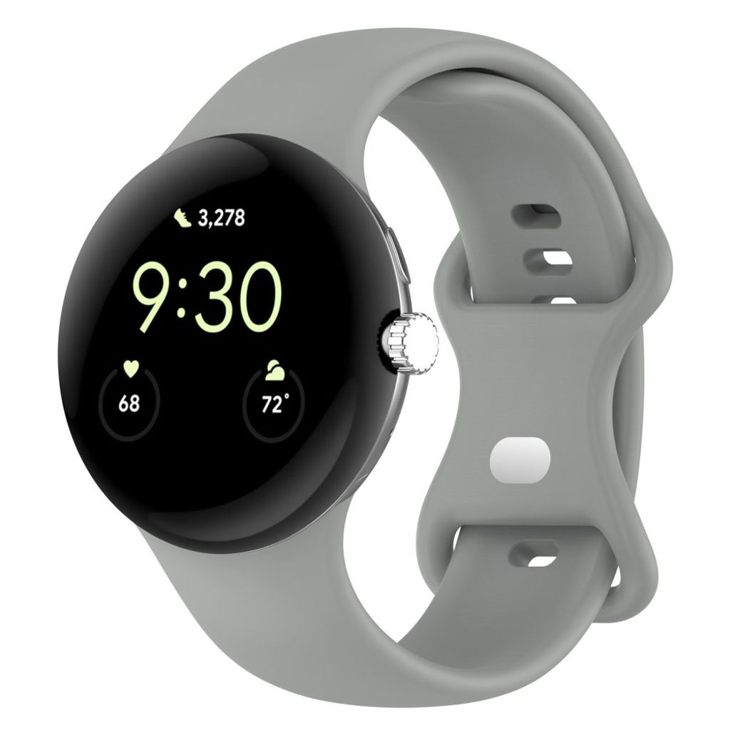 Google Pixel Watch 3 41 mm Kellonranneke, Silikoni - harmaa
