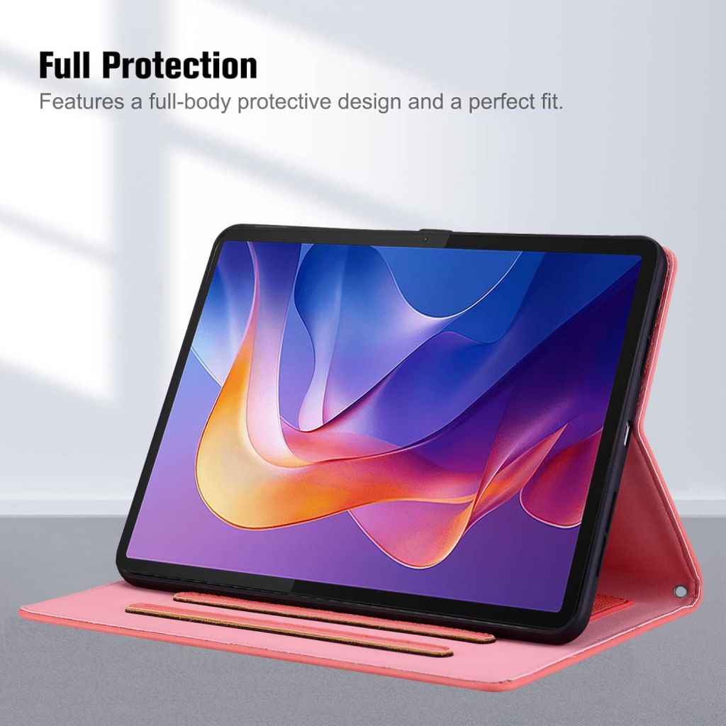 Samsung Galaxy Tab A11 Plus / Tab A9 Plus Wallet Cover Stand – Watermelon Red