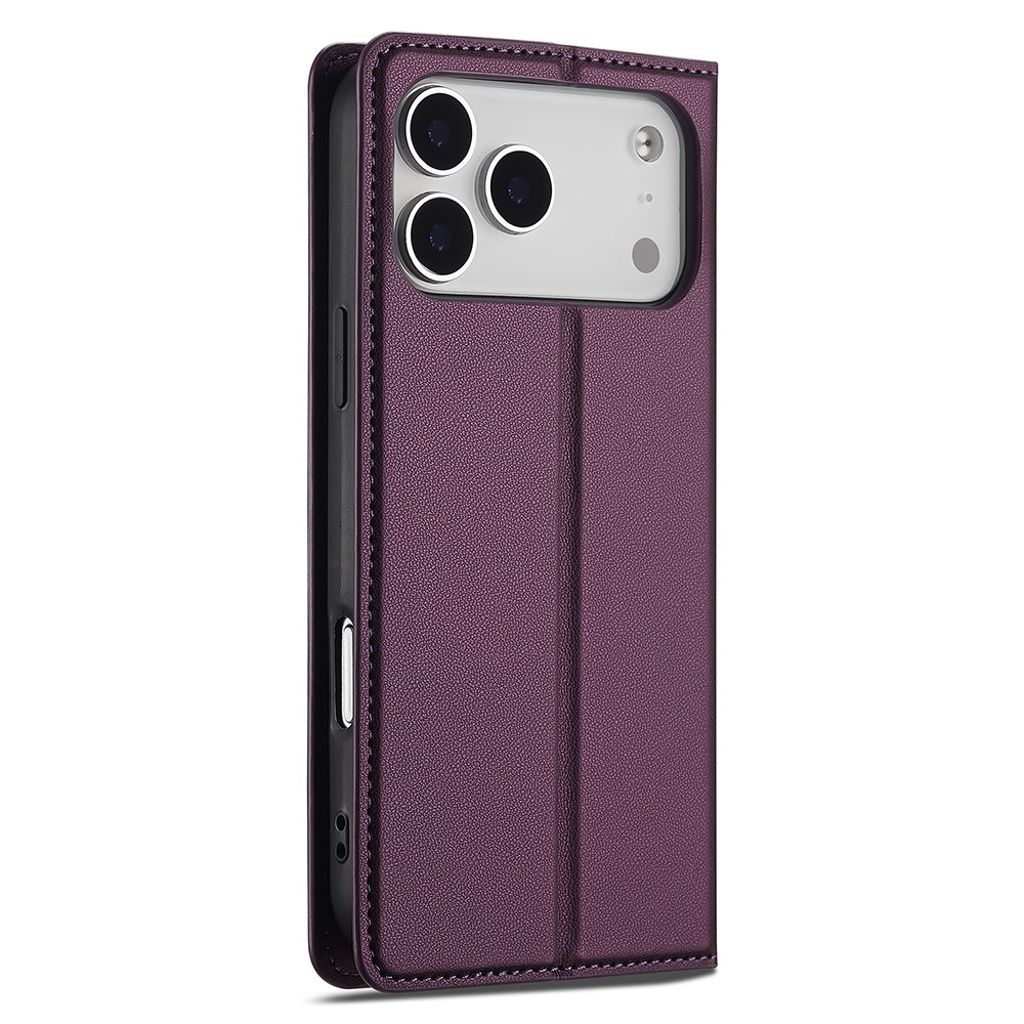 LC.IMEEKE iPhone 17 Pro Max Wallet Cover - Purple