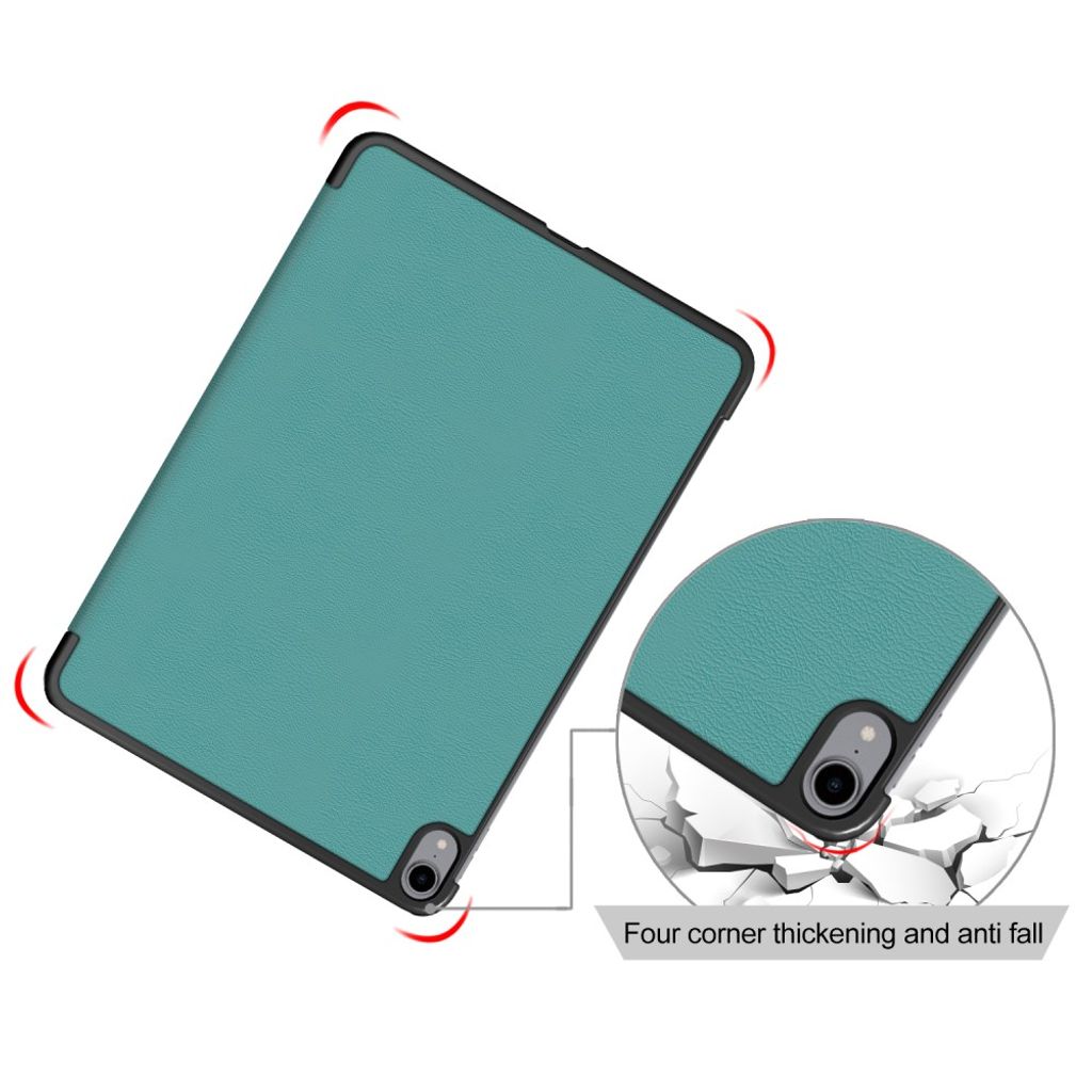 iPad Air 11"/10.9"/Pro 11" Folio etui med tri-fold-stativ - Grønn