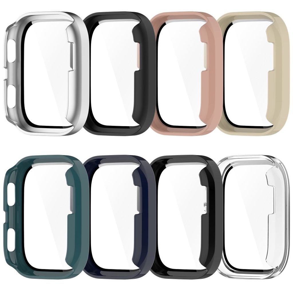 Huami Amazfit Bip 6-deksel med skjermbeskytter i herdet glass – svart