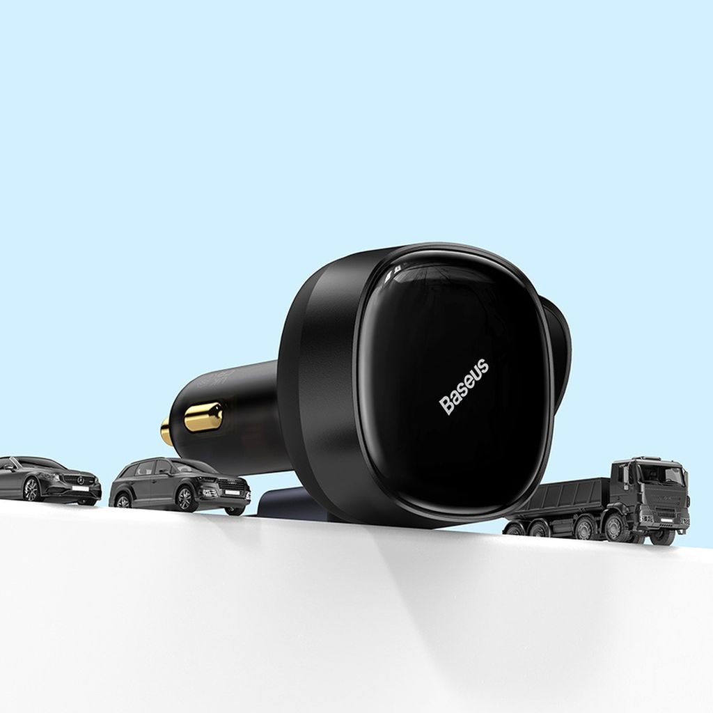 Baseus Enjoyment 2in1 billader 30W svart (CGTX000001)