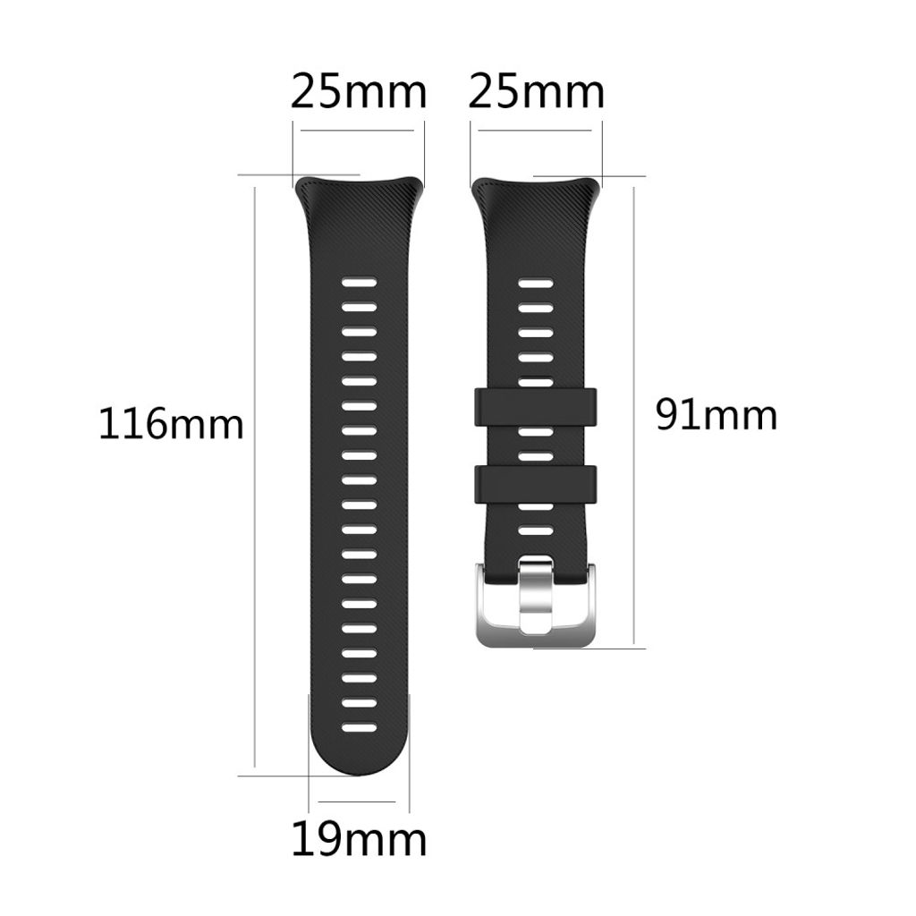 Garmin Swim 2 etc. Watch Strap in Silicone - Black