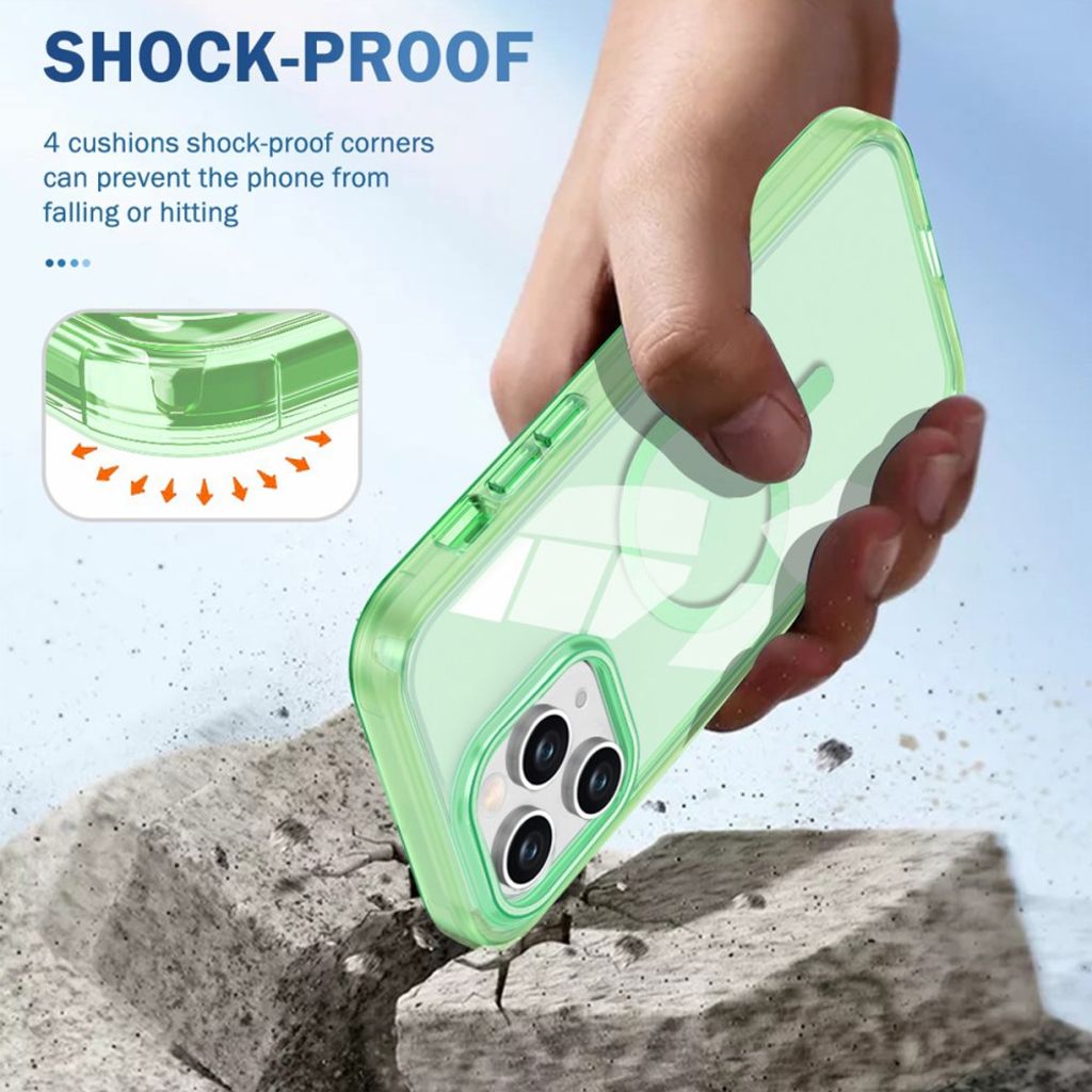 iPhone 11 Pro Max MagSafe-yhteensopiva Kuori – Vihreä