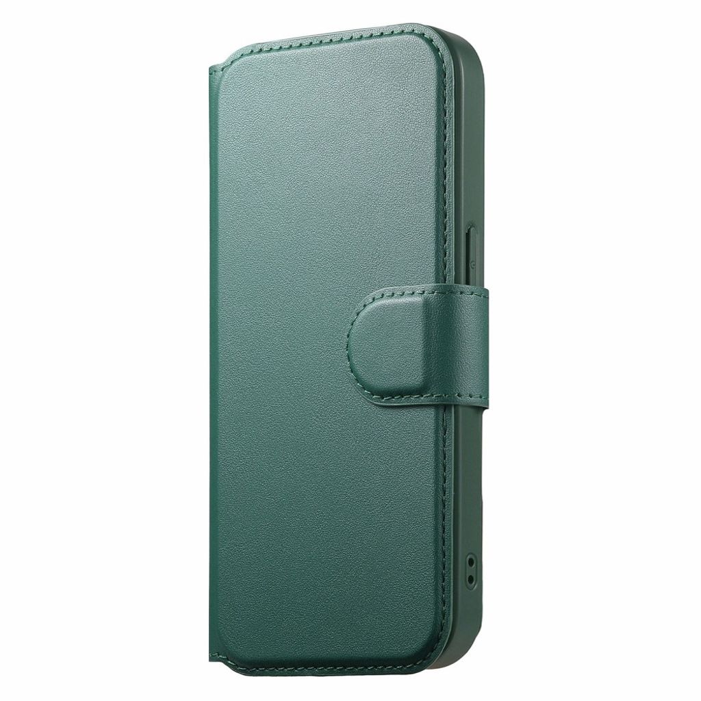CASENEO iPhone 15 Pro MagSafe Wallet Cover Detachable Wallet - Green