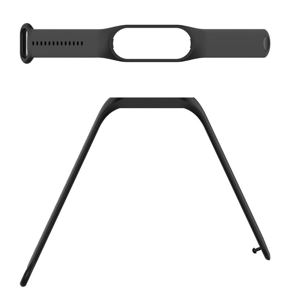 Xiaomi Mi Band 7/6/5 TPU-kellonranneke - Musta