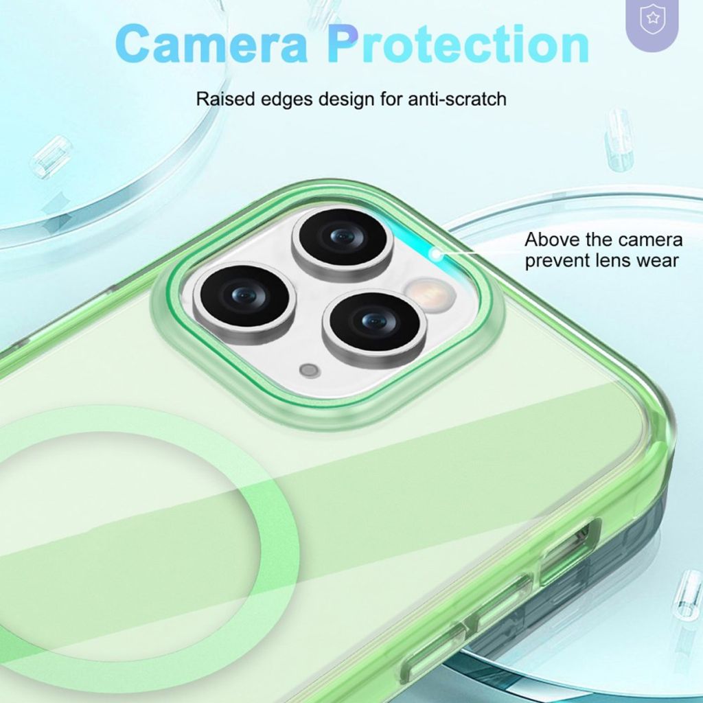 iPhone 11 Pro Max MagSafe-yhteensopiva Kuori – Vihreä