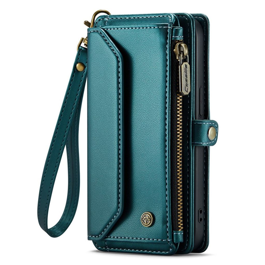 CASEME iPhone 14 Lommeboketui RFID-blokkerende – Grønn