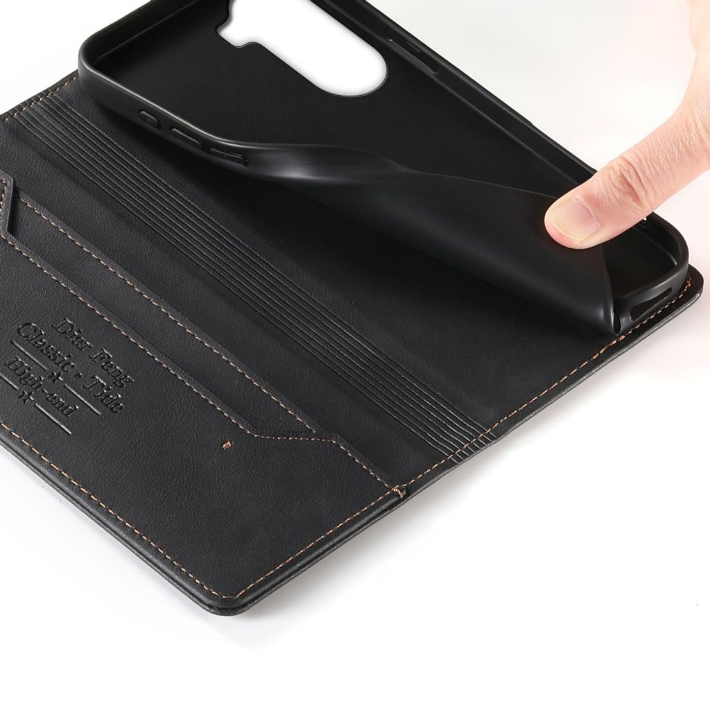 DIERFENG Xiaomi Poco C85x 5G/Redmi A7 Pro Plånboksfodral RFID - Svart