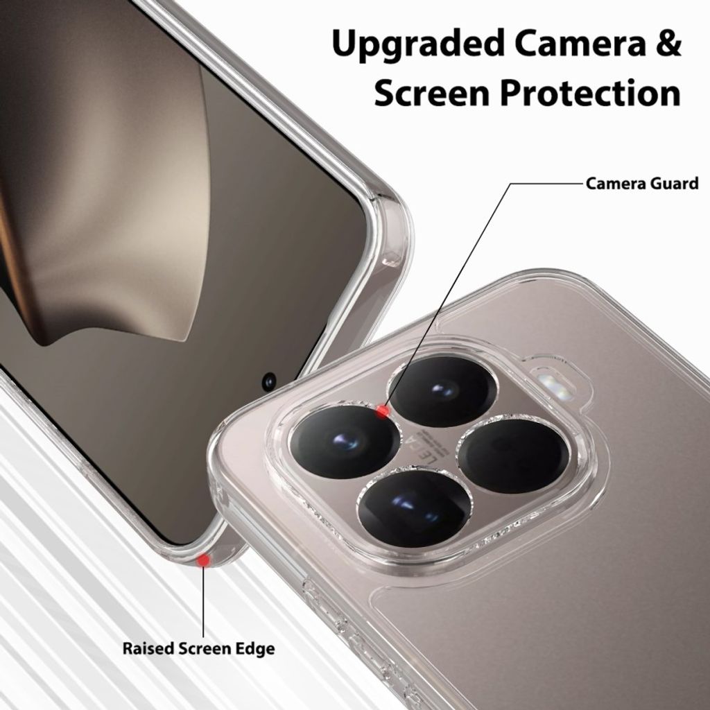 Xiaomi 17T Cover med akrylbagside - Transparent