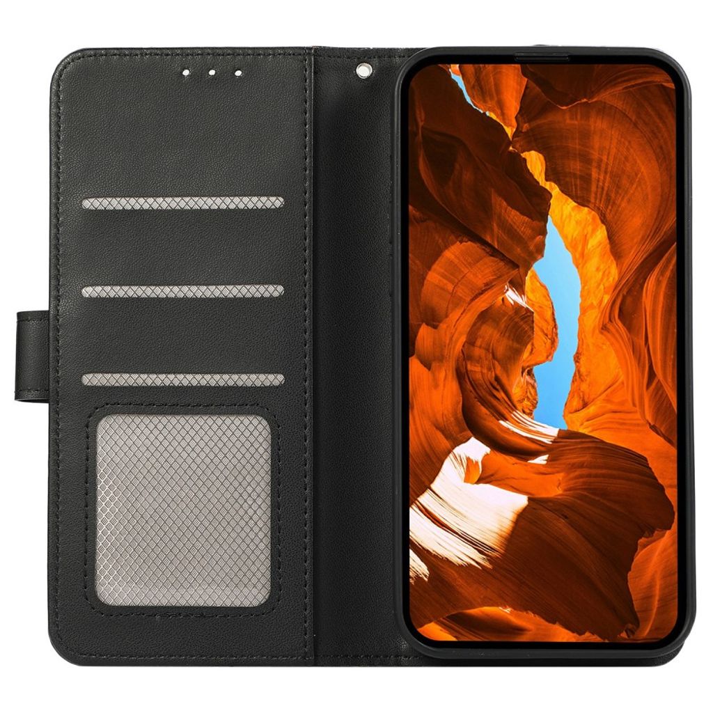 Xiaomi Poco C85x 5G/Redmi A7 Pro Plånboksfodral RFID-blockerande - Svart