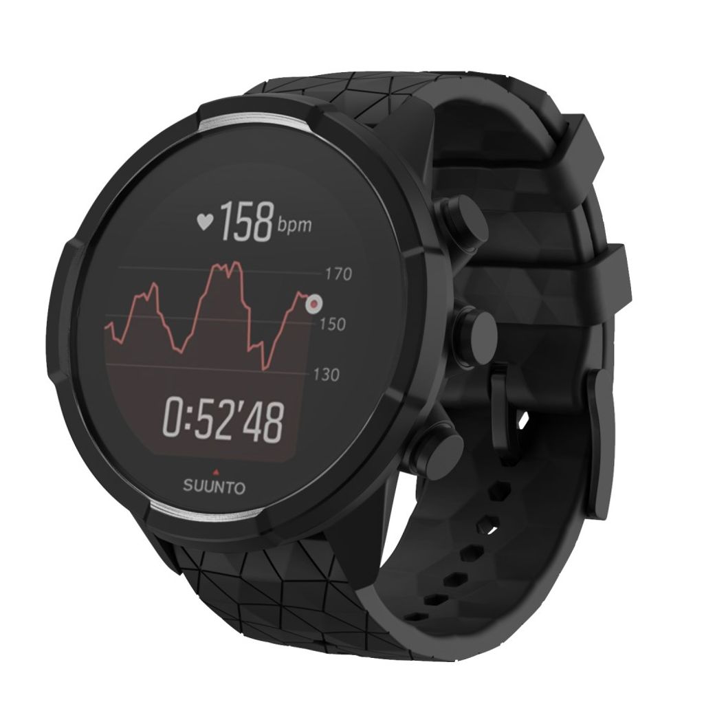 Suunto 7/Spartan Sport/Spartan Sport Wrist HR/9/9 Baro/D5 Klockarmband – Svart