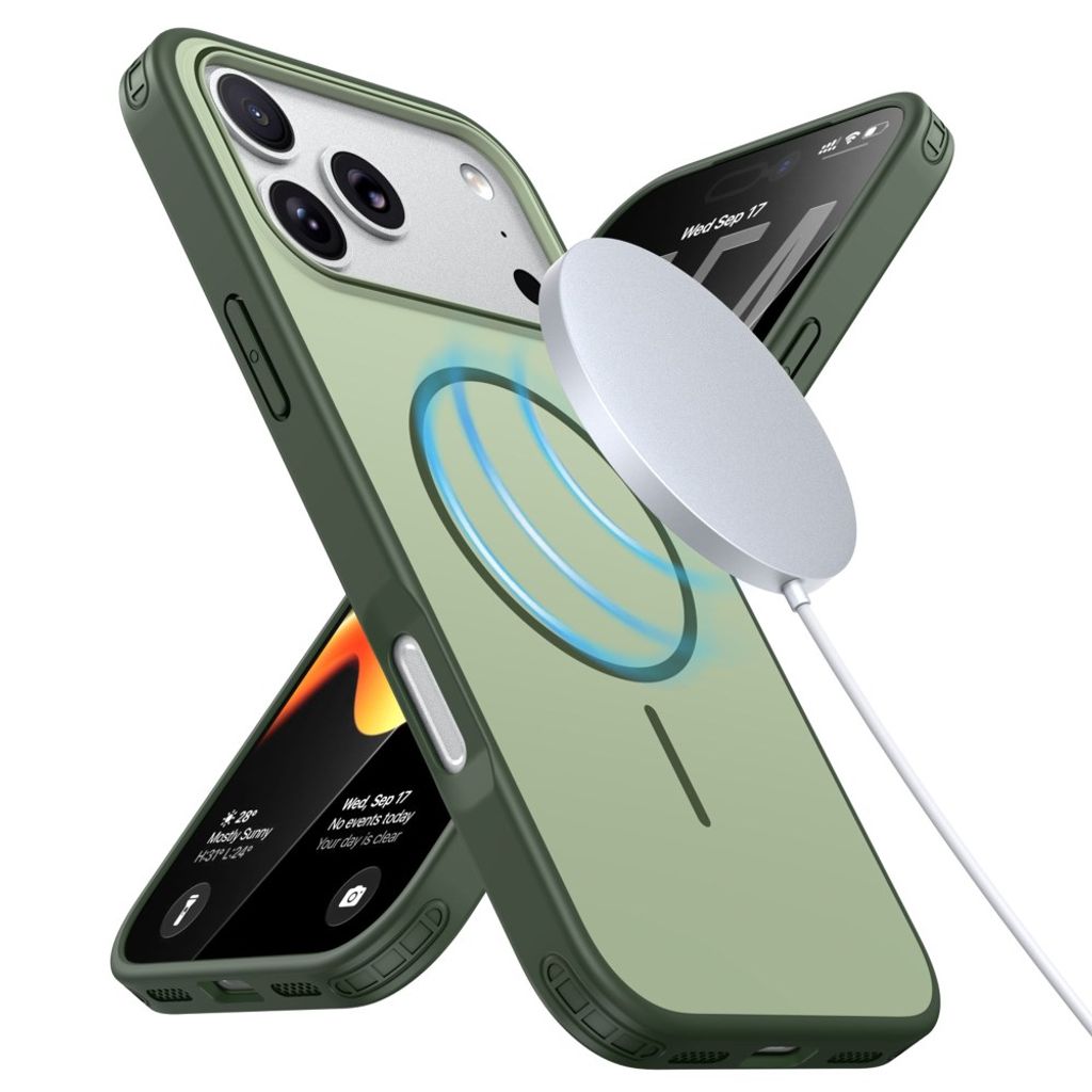 iPhone 18 Pro Max/17 Pro Max MagSafe Skal - Grön
