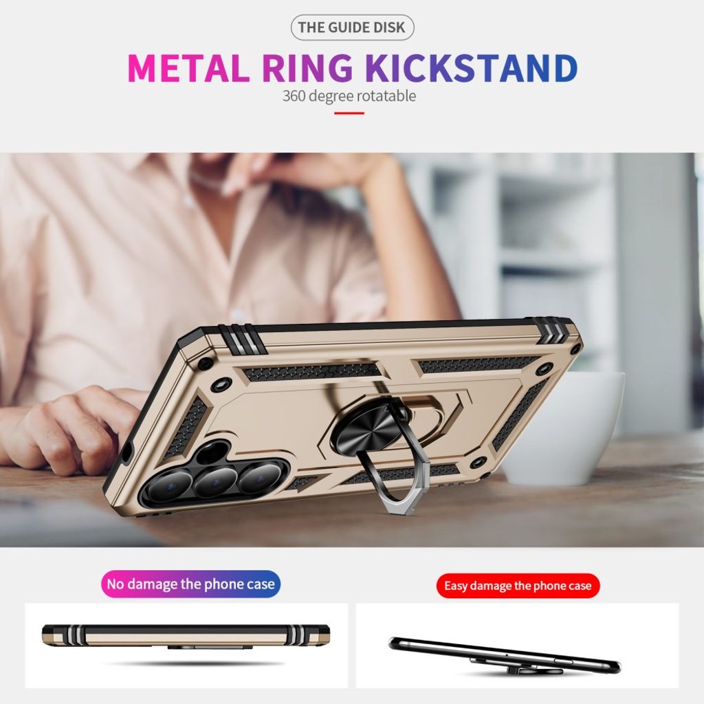 Samsung Galaxy S26 Plus Deksel Stativ - Gull